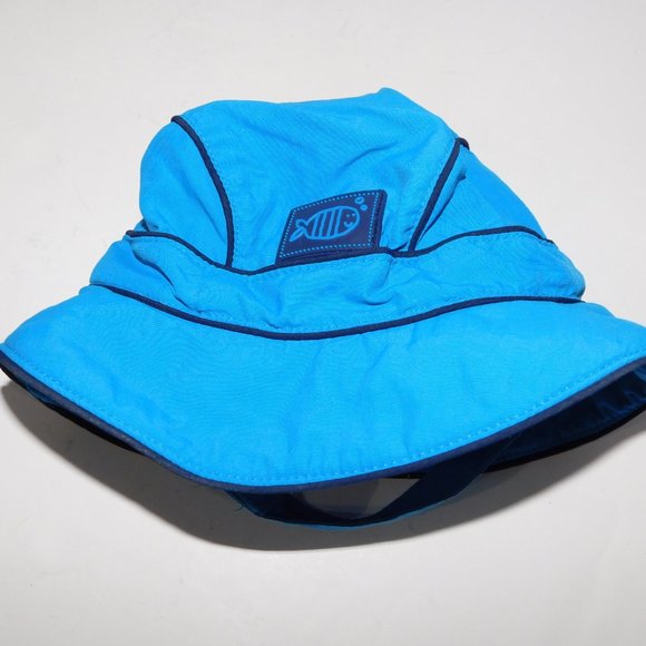 Calikids Boys Blue UV Bucket Hat XS 0-6 Months - Picture 7 of 7
